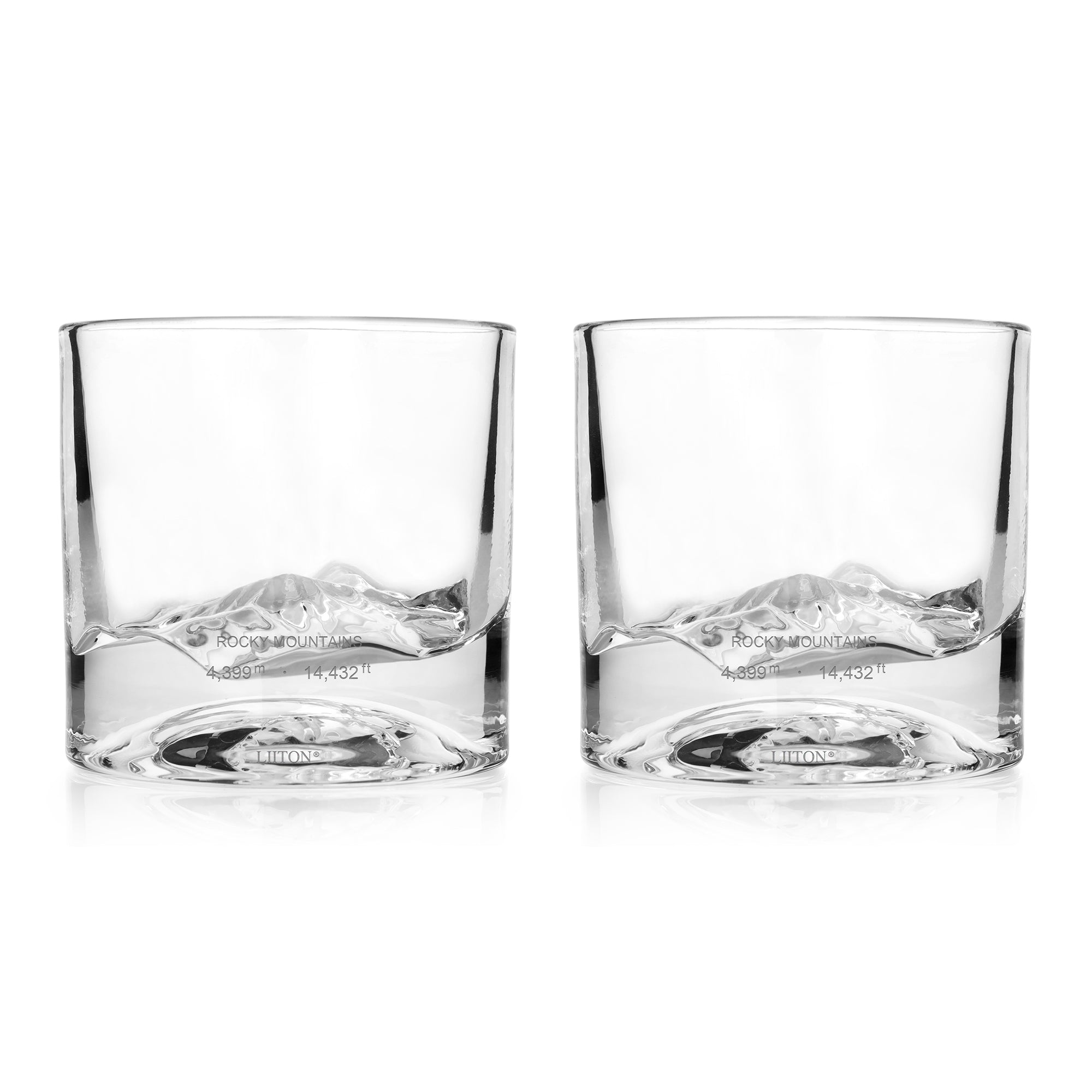 Rocky Mountains Glasses Set of 2